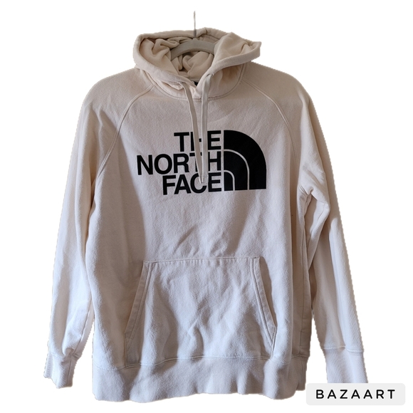 The North Face Tops - The North Face Hoodie Womens L Large Beige Sweatshirt Long Sleeve Pocket
